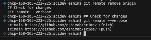 After Deleting the old repository url alias